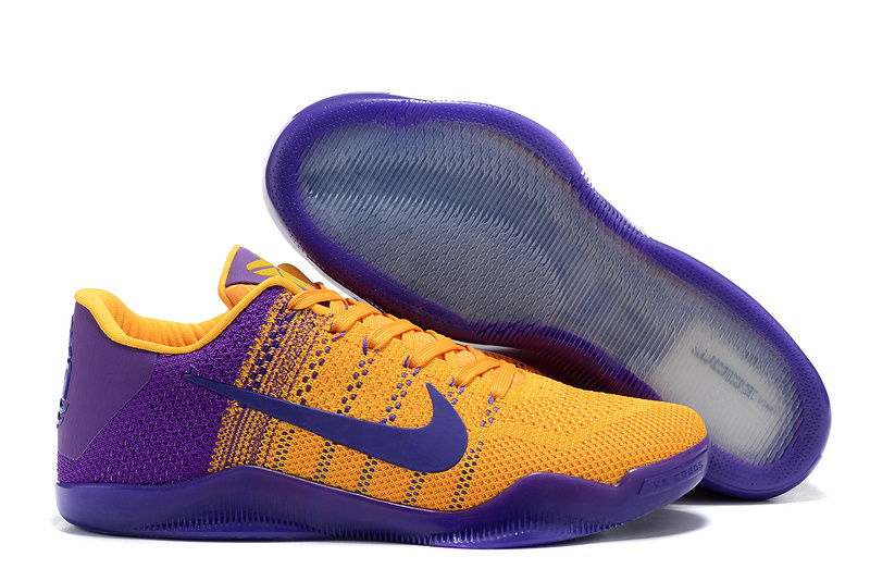 Nike Kobe 11 Bruce Lee Color Woven Basketball Shoes